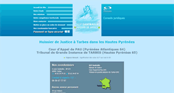 Desktop Screenshot of huissiernet.fr